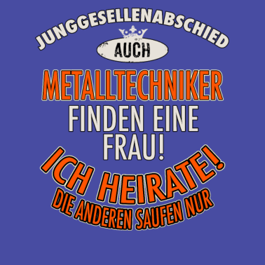 Motiv JGA BRAEUTIGAM - Metalltechniker - Version Auch -