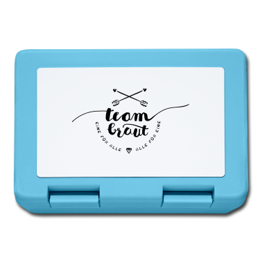 Hochzeit Brotdose - Team Braut - eine für alle - alle für eine