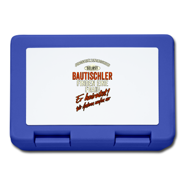 Hochzeit Brotdose - JGA Team - Bautischler - finden eine Frau - Er