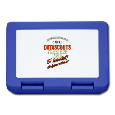 Hochzeit Brotdose - JGA Team - Datascout - Version Auch rot Retro -