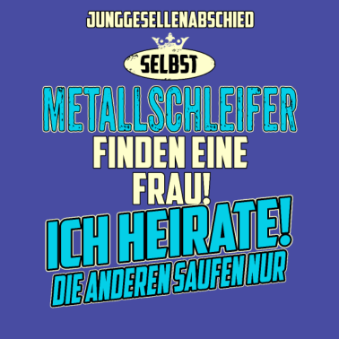 Motiv JGA BRAEUTIGAM - Metallschleifer - strong sky blue