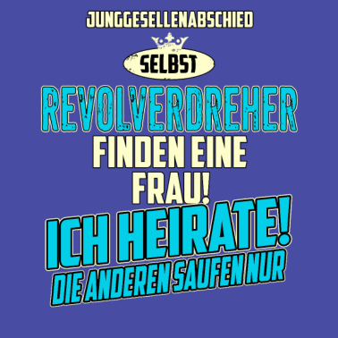 Motiv JGA BRAEUTIGAM - Revolverdreher - strong sky blue