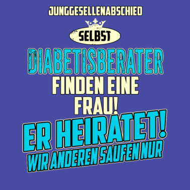 Motiv JGA Team - Diabetisberater - strong sky blue -