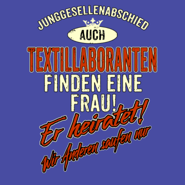 Motiv JGA Team - Textillaborant - Version Auch rot Retro
