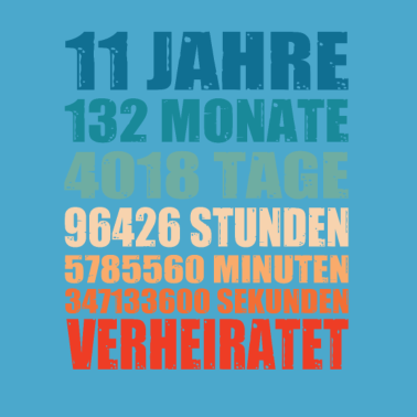 Motiv 11 Jahre Verheiratet Hochzeit Spruch Geschenk