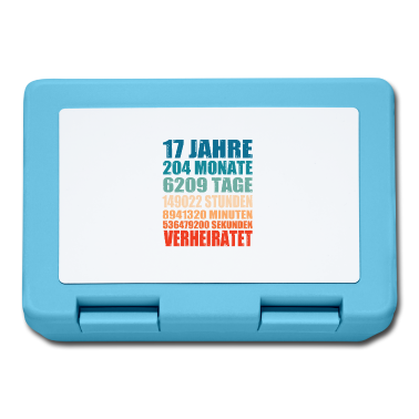 Hochzeit Brotdose - 17 Jahre Verheiratet Hochzeit zusammen Geschenk