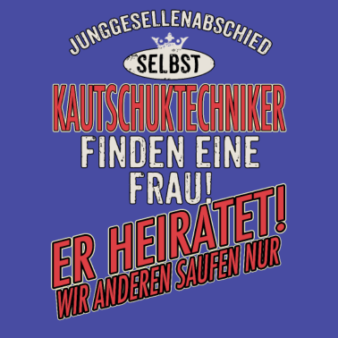 Motiv JGA Team - Kautschuktechniker - US clean Style red