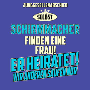 Motiv JGA Team - Schirmmacher - strong sky blue -