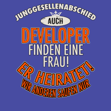 Motiv JGA Team - Developer - Version Auch - roter Bogen