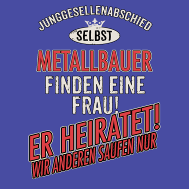 Motiv JGA Team - Metallbauer - US clean Style red grey -