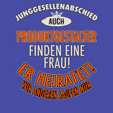 Motiv JGA Team - Produktgestalter - Version Auch - roter