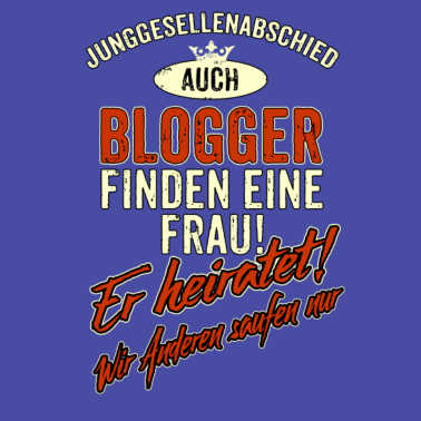 Motiv JGA Team - Blogger - Version Auch rot Retro -