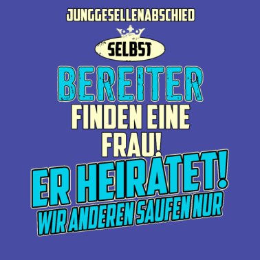 Motiv JGA Team - Bereiter - strong sky blue - RAHMENLOS