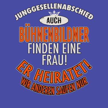 Motiv JGA Team - Bühnenbildner - Version Auch - roter