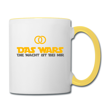 Hochzeit Tasse - DAS WARS - Hochzeitsfeier Heiraten JGA Geschenk