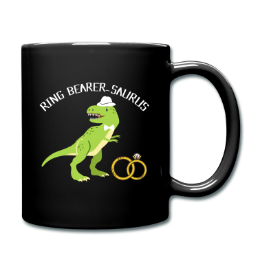 Hochzeit Tasse - Dinosaurier Ring Träger Produkt, Hochzeitsfeier drucken