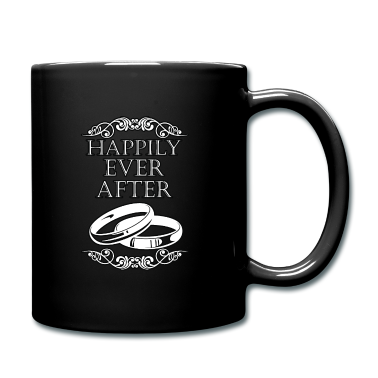 Hochzeit Tasse - Happy Ever After Rings Hochzeitsfeier Event Geschenk