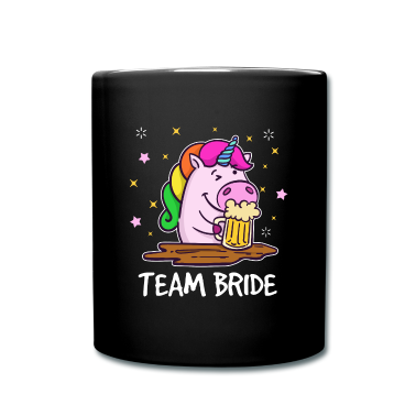Hochzeit Tasse - Team Braut Junggesellinnenabschied Einhorn