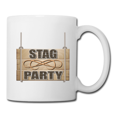 Hochzeit Tasse - Rustikales Zeichen der Hirsch-Partei