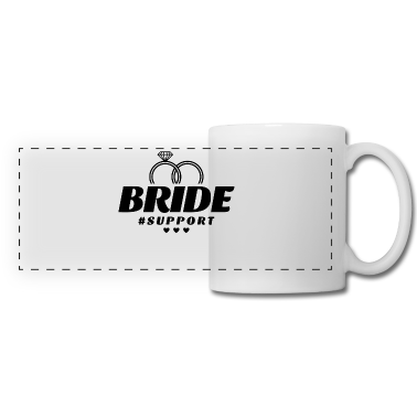 Hochzeit Tasse - Braut Support Herz Team