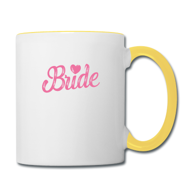 Hochzeit Tasse - Braut Support Team Herz
