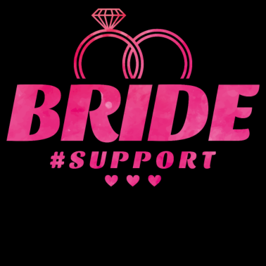 Motiv Braut Support Herz Team