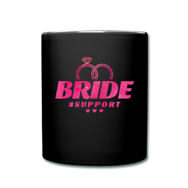 Hochzeit Tasse - Braut Support Herz Team