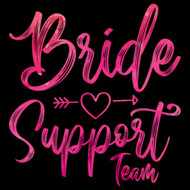 Motiv Braut Support Herz Team