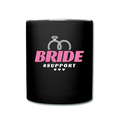 Hochzeit Tasse - Braut Support Herz Team