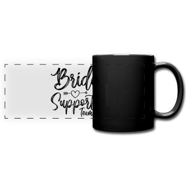 Hochzeit Tasse - Braut Support Herz Team