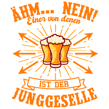 Motiv JGA Bräutigam Junggeselle Junggesellenabschied