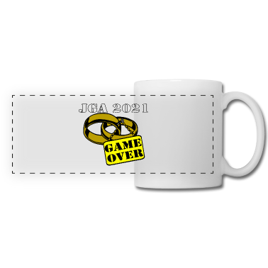 Hochzeit Tasse - JGA 2021 Ehe Schild game over ...-