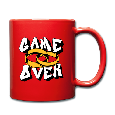 Hochzeit Tasse - Hochzeit Game Over .../+