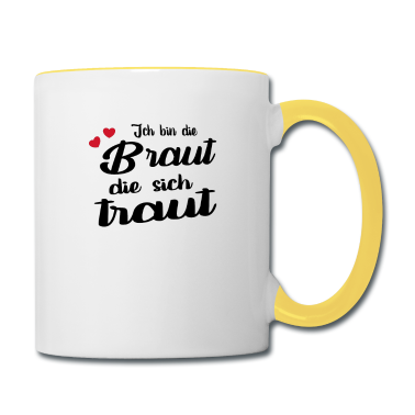 Hochzeit Tasse - Braut + Jungesellinnenabschied