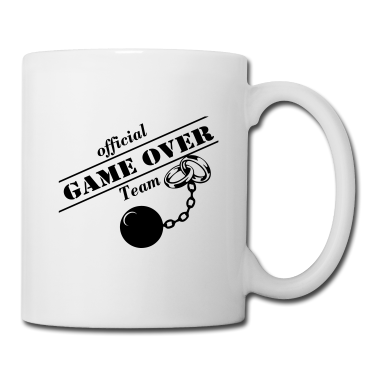 Hochzeit Tasse - JGA Game Over ...+