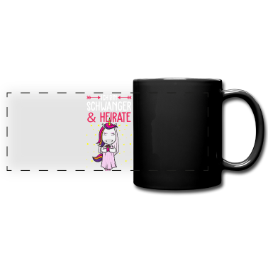 Hochzeit Tasse - Einhorn Braut Schwanger Heirat Hochzeit Baby