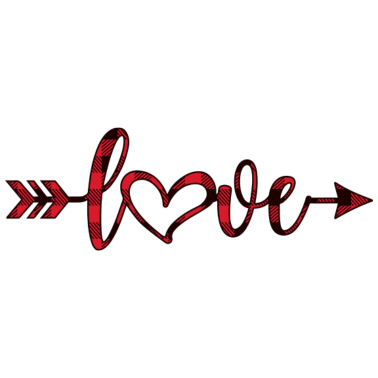 Motiv Love-Herz-Schriftzug