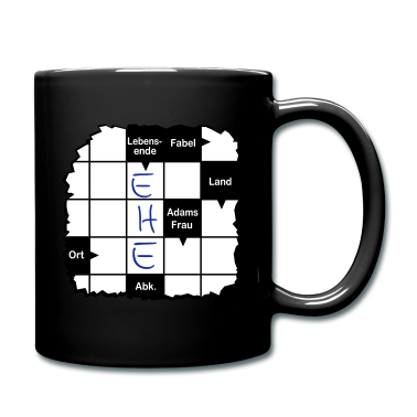 Hochzeit Tasse - JGA - Ehe - Kreuzworträtsel .../+