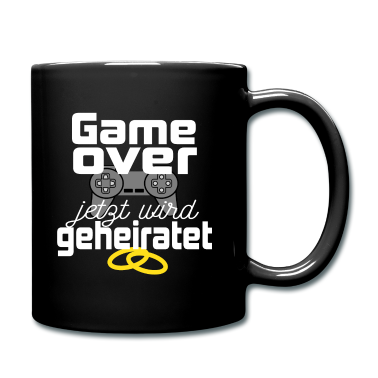 Hochzeit Tasse - Junggesellenabschied Heirat Game Over Geschenkidee