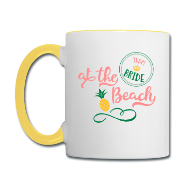 Hochzeit Tasse - Lustiges Design für Team Bride im Urlaub