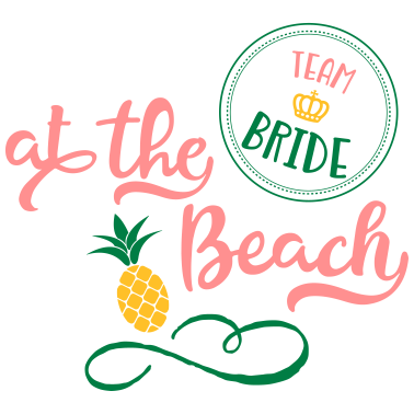 Motiv Lustiges Design für Team Bride im Urlaub