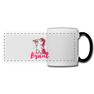 Hochzeit Tasse - Ich bin die Braut JGA Party Junggesellen Einhorn