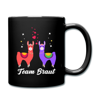 Hochzeit Tasse - Team Braut Alpaka Verlobung Geschenk
