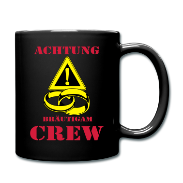 Hochzeit Tasse - Bräutigam Crew Farbe