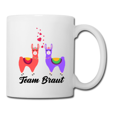 Hochzeit Tasse - Team Braut Alpaka Verlobung Hochzeit Geschenk
