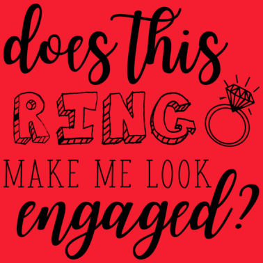 Motiv Durch den Ring ist Sie verlobt - Hochzeitsgeschenk