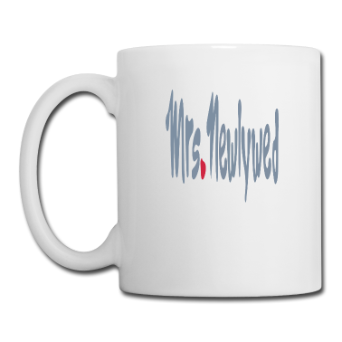 Hochzeit Tasse - Mrs frisch verheiratet - Hochzeitsgeschenk JGA