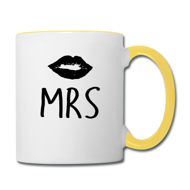 Hochzeit Tasse - mrs kiss Mr. and Mrs. married Hochzeit Feier