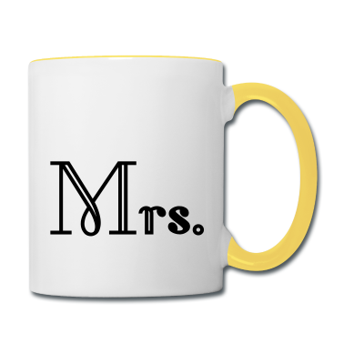 Hochzeit Tasse - Mr and Mrs married Hochzeit Feier Verheiratet Mrs