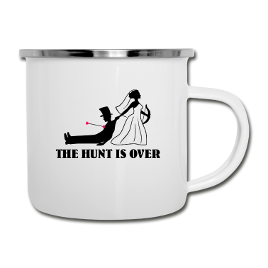 Hochzeit Emaille Tasse - Hochzeitsfeier Junggesellinnenabschied Party Fun